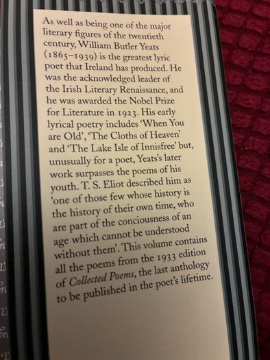 Collected Poems of W.B. Yeats