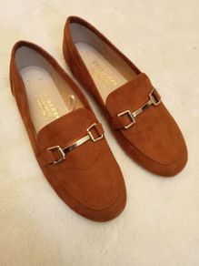 Primark Memory Foam Tan Loafers - Size UK 7