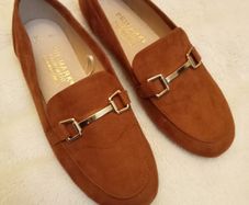 Primark Memory Foam Tan Loafers - Size UK 7