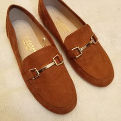 Primark Memory Foam Tan Loafers - Size UK 7