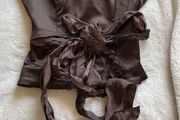 Brown bodice Top