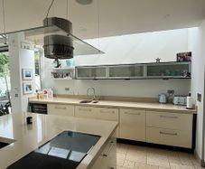Cream High Gloss Kitchen