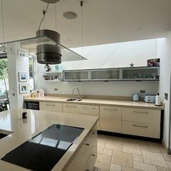 Cream High Gloss Kitchen