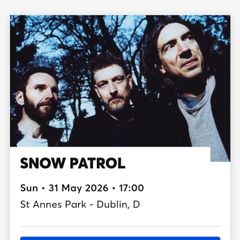 Snow Patrol St. Anne's Park