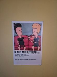 Beavis and Butthead Canvas Poster