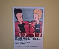 Beavis and Butthead Canvas Poster
