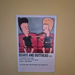 Beavis and Butthead Canvas Poster