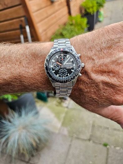Watch Seiko "ANA" Pilot Chronograph.