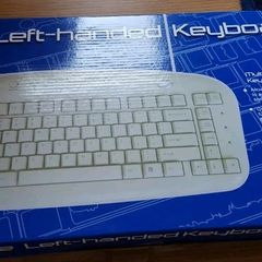 Brand New Left Handed Keyboard White or Black L@@k