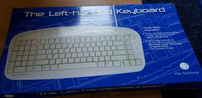Brand New Left Handed Keyboard White or Black L@@k