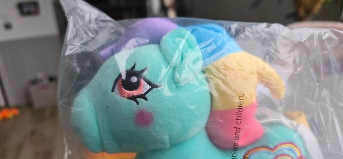 Rainbow Beats - Lovable Plush New HQG1C MLP G1 My Little Pony