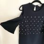 Whistles beaded cold shoulder dress UK12 Image 3