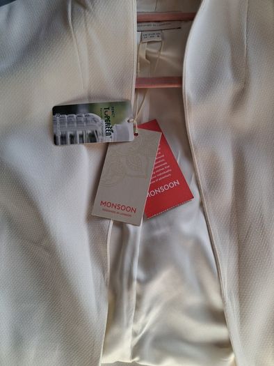 Monsoon Crop Ivory Jacket