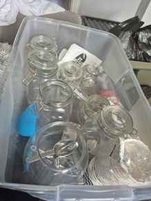 glass jars storage sweet jars wedding accesories