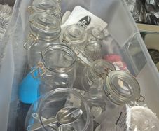 glass jars storage sweet jars wedding accesories