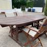 Garden table and chairs. Image 4