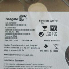 1 TB HDD 3.5" + 250 GB HDD 3,5" Seagate, working.