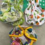 Reusable Pocket Cloth Nappies  9 2 Wraps One Size Image 6