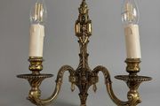 Pair of Antique French Bronze Wall Sconce