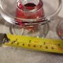 Lovely Set Of 2 Glass Candle Holder Marked Glendalaugh Ireland. Image 5