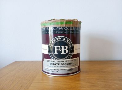 Paint - Farrow & Ball, Sulking Room Pink, Estate Eggshell