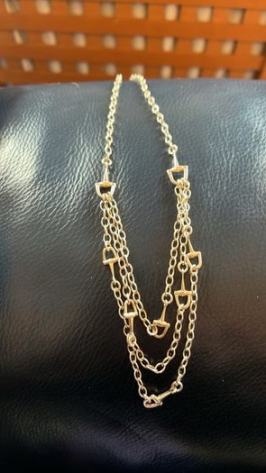 silver necklace