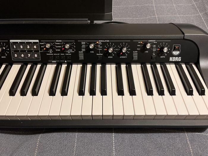 Korg SV2 73 key stage keyboard with music stand