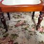 Victorian Mahogany table porcelain baby bath/bidet Image 7