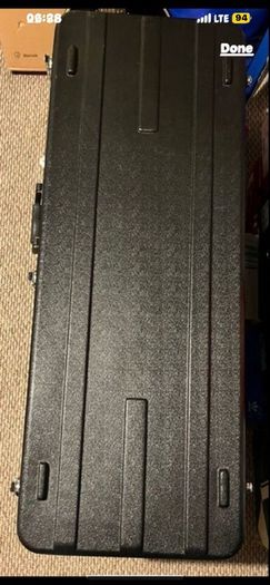 electric guitar hard case with clips for back strap fits Gibson fender Stratocaster telecaster charvel Jackson Ibanez esp music man PRS guitar parts accessories