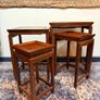 Vintage 1960s Hongmu Style Nesting Tables Image 3