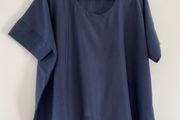 COS oversized silk top