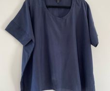 COS oversized silk top