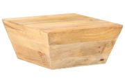 Coffee Table V-shape 66x66x30 cm Solid Mango Wood
