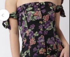 dress bnwt forever 21 off shoulder dress size large (14)