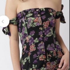 dress bnwt forever 21 off shoulder dress size large (14)