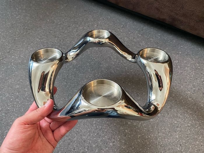 Georg Jensen Cobra Round Candlestick