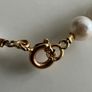 Pearl necklace w/ Gold beads Image 7