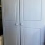 Solid Pine Painted Wardrobe Image 5