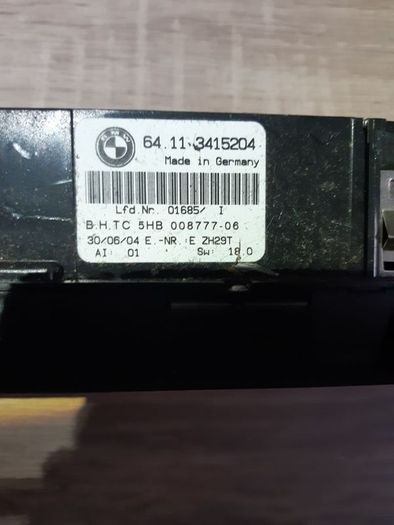 BMW X3 E83 Climate Heater Control Panel 3415204