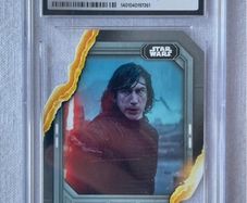 2023 CGC 10 Topps Star Wars Kylo Ren Lightsaber Stylings Die Cut.