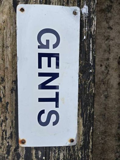vintage ladies/gents signs