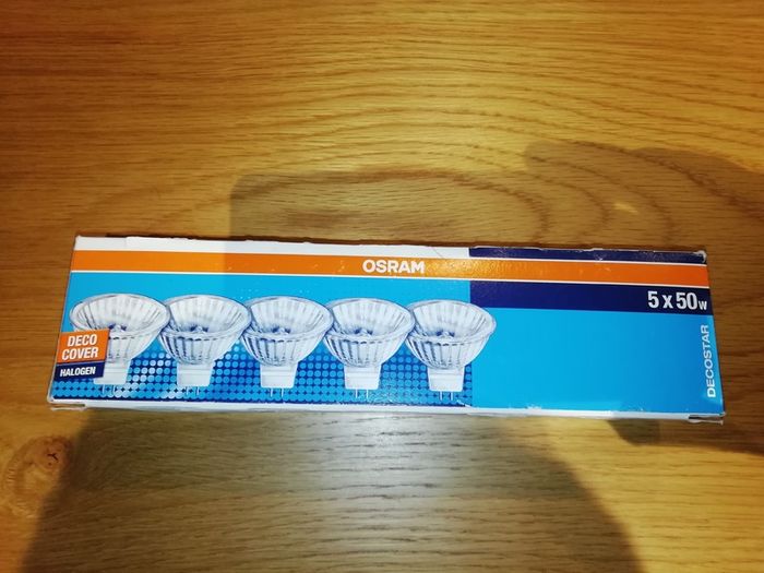 Osram 12V 50W bulbs multipack x5