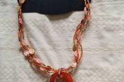 M&amp;S Coral Shell Necklace