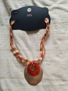 M&S Coral Shell Necklace