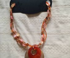 M&S Coral Shell Necklace