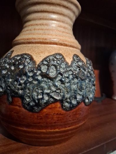 W.German Fat Lava Vase