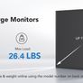 Pair of HUANUO Gas Spring Monitor Mounts 13-49 Screens / Ultrawide Compatible Image 10
