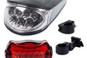 Bicycle Light Front And Rear Set 7 Leds/5 Leds