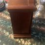 Oak mantle clock free postage Image 3