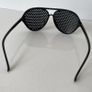 Unisex Pinhole Vision Correction Glass | Black Image 3